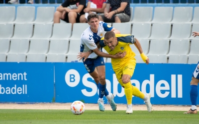 Sergi Altimira, en l'última victòria contra el Balears | Roger Benet